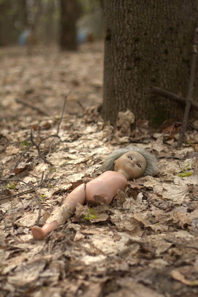 Vergeten pop tijdens de vlucht uit Tsjernobyl