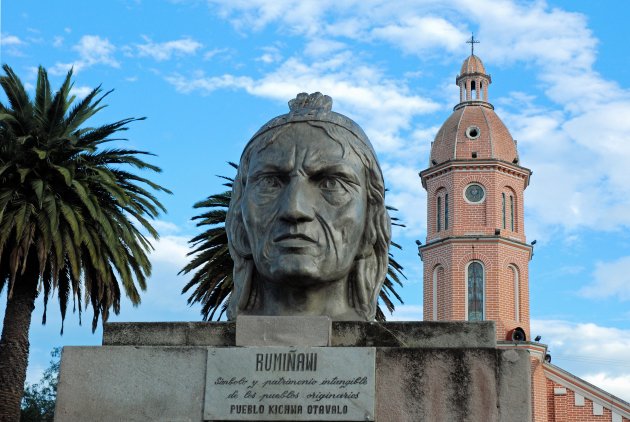 Parc Bolivar met laatste Inca krijger