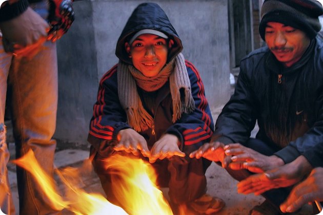 een eerste ochtend in Nepal