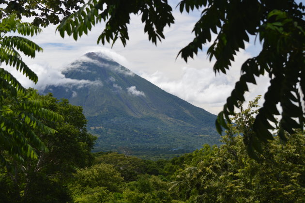 Conception vulcano on Isla Ometepe