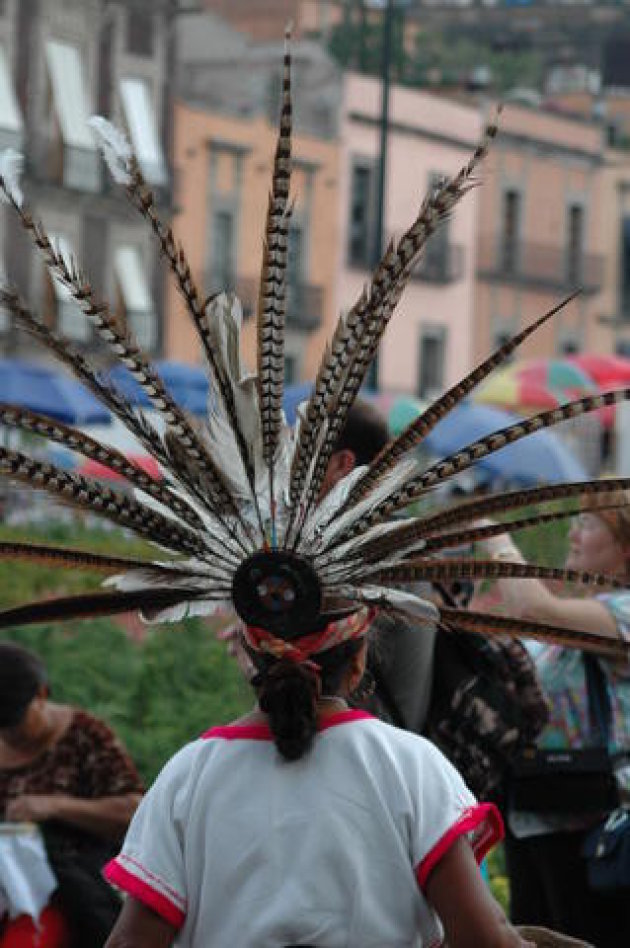 Dansers in Mexico city