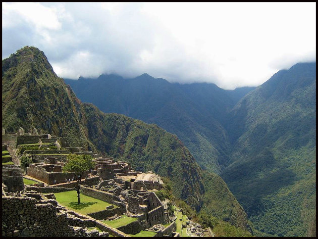 Machu Picchu van bovenaf