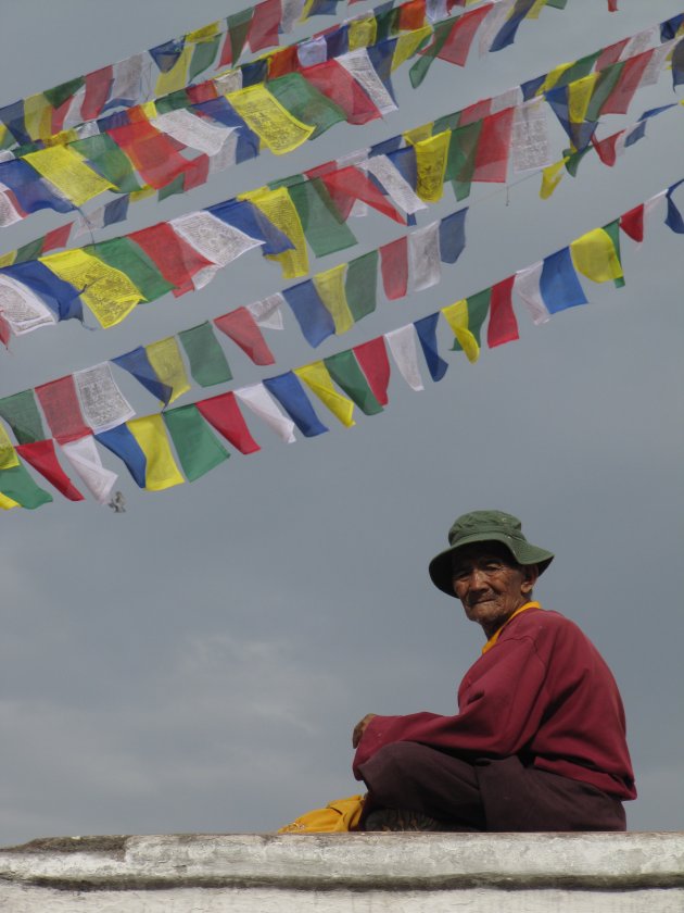 Pelgrim in Kathmandu