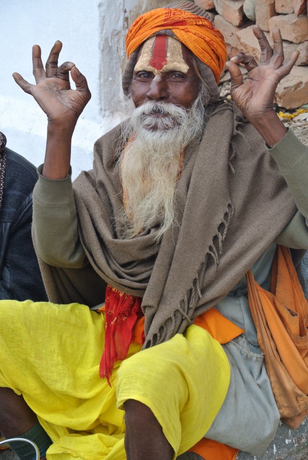 Sadhu bij Pashupatinath tempel Kathmandu