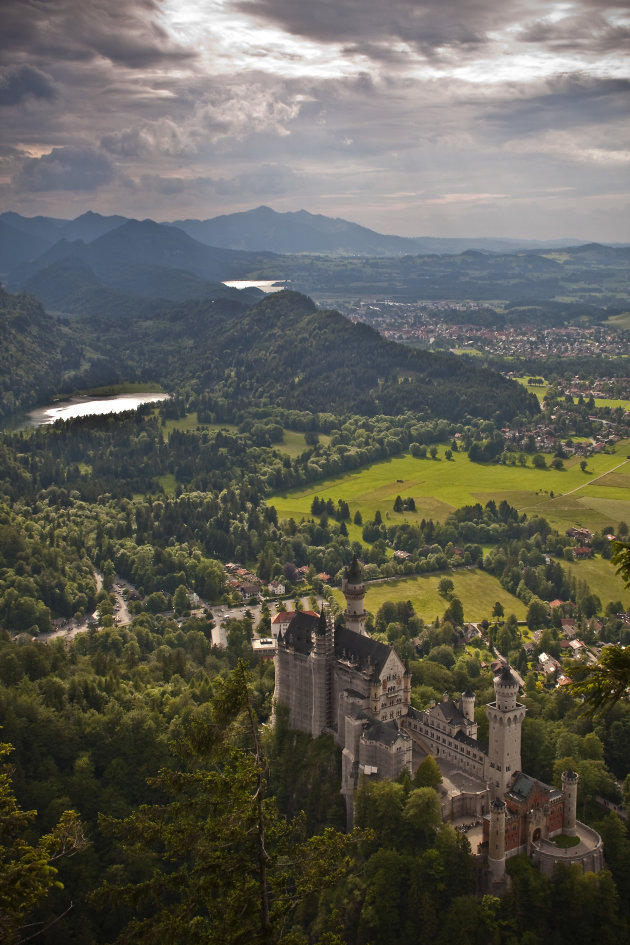 Slot Neuschwanstein met gevaar voor eigen leven