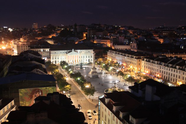 Pedro IV plein in Lissabon