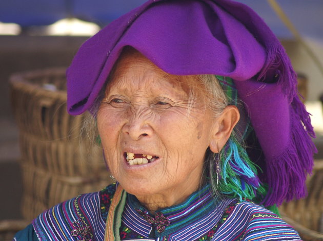 Flower Hmong vrouw
