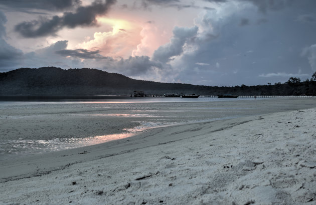 Zonsopkomst op het strand