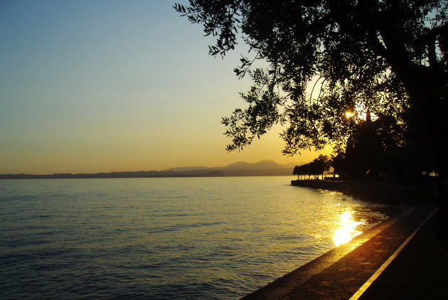 Zonsondergang Bardolino