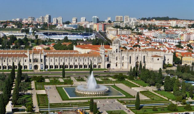 Belem vanaf Monument der Ontdekkingen