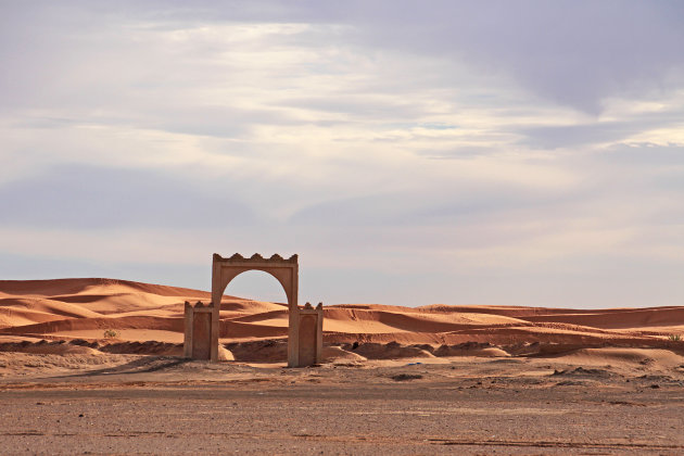 poort naar de zandduinen