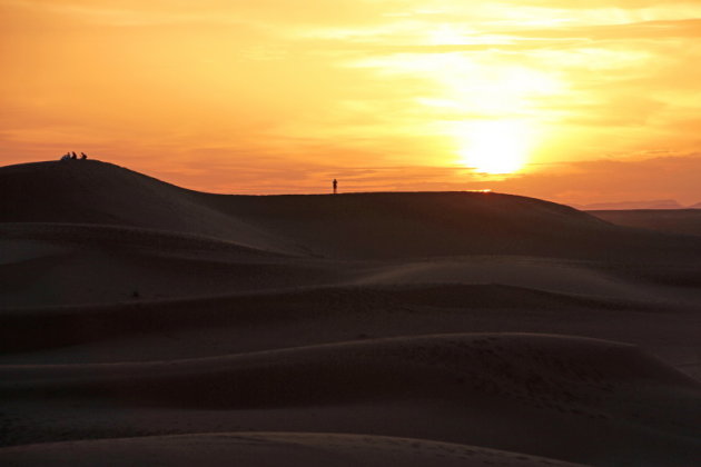 ondergaande zon