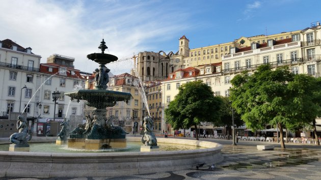 Rossio Square Lissabon