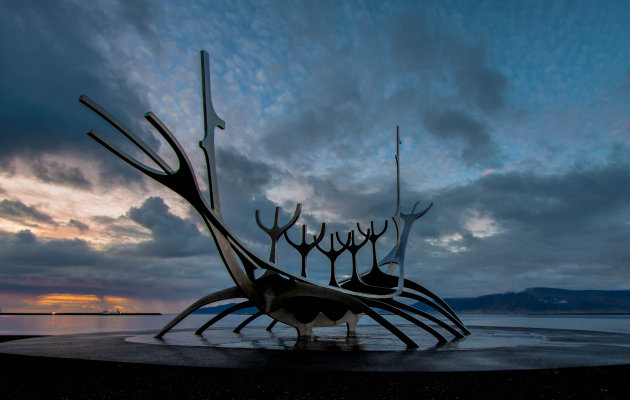 Vikingschip in Reykjavik 