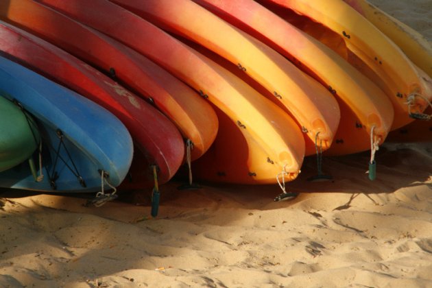 Bootjes op het strand