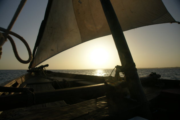 sunset Lamu