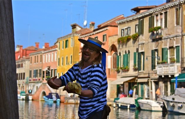 Gondelier in Cannaregio