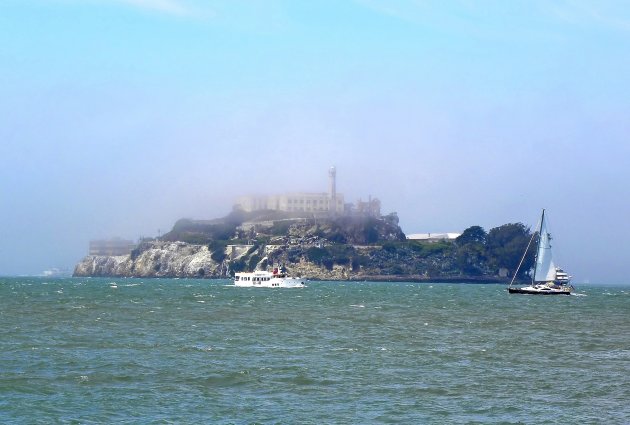 Alcatraz, een beetje in de mist