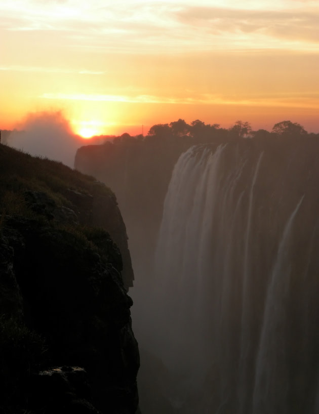 Victoria Falls Sunset