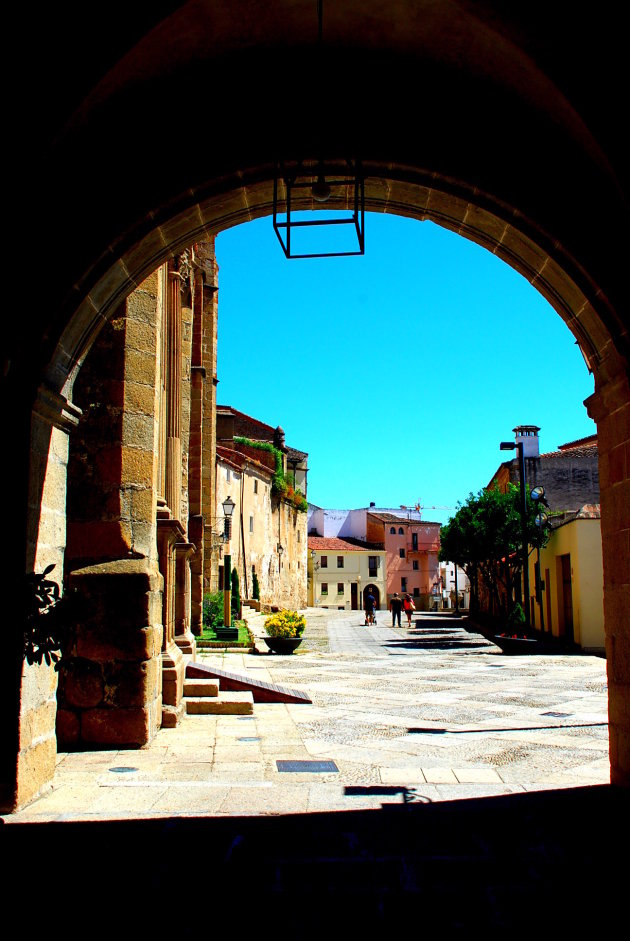 Straatbeeld Plasencia