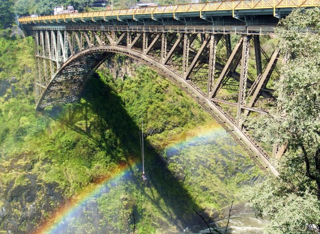 Door de regenboog