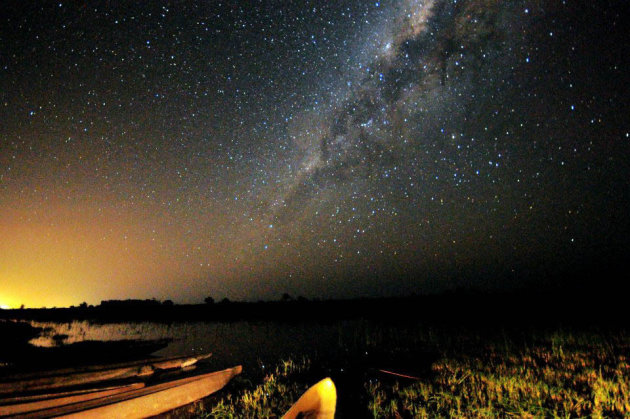 Okavango delta by night