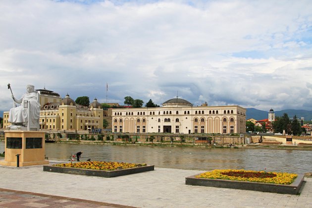 stadsbeeld Skopje