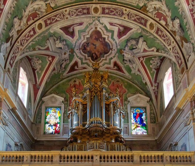 Het kerkorgel van de Basilica of Our Lady of the Martyrs