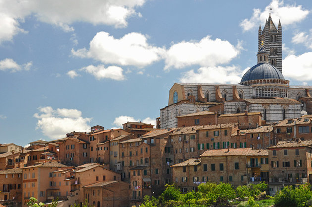 Zicht op Siena