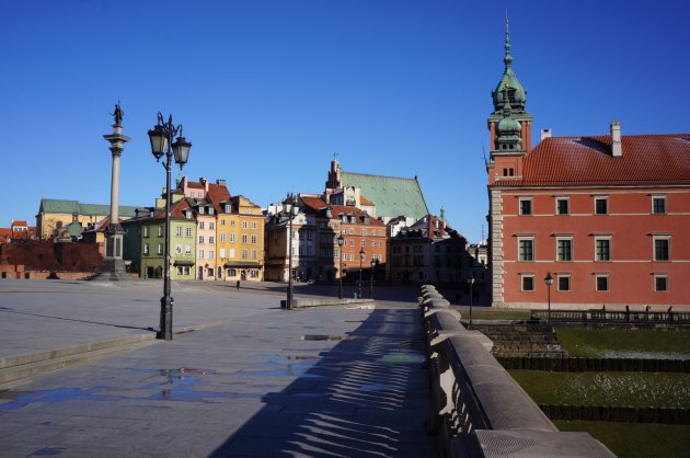 Het mooie oude gedeelte van Warschau 