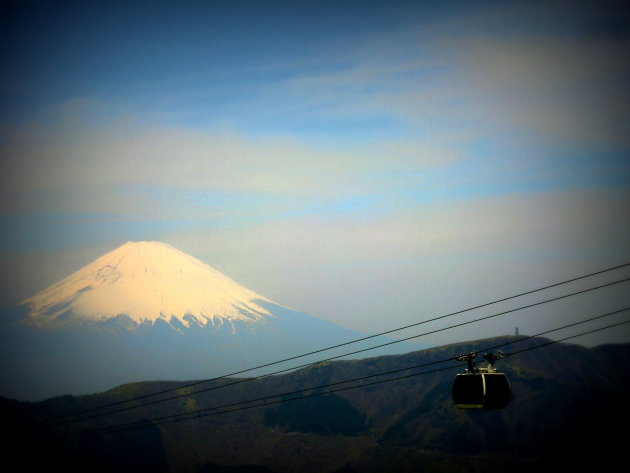 Uitzicht op Mount Fuji