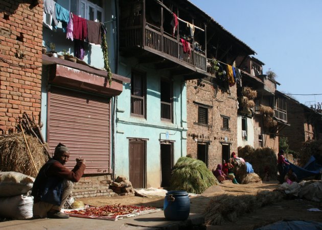 Dorp nabij Kathmandu