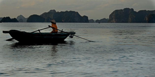 Ha Long to row this boat?