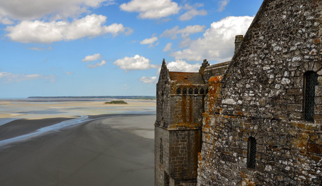 Uitzicht vanaf de Mont Saint-Michel