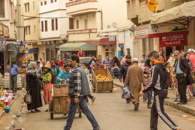 Straatbeeld van Asilah