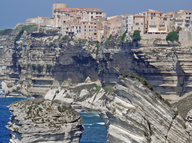 Uitzicht op Bonifacio