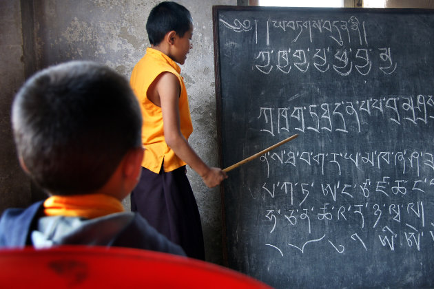 Hardop lezen in Sikkim