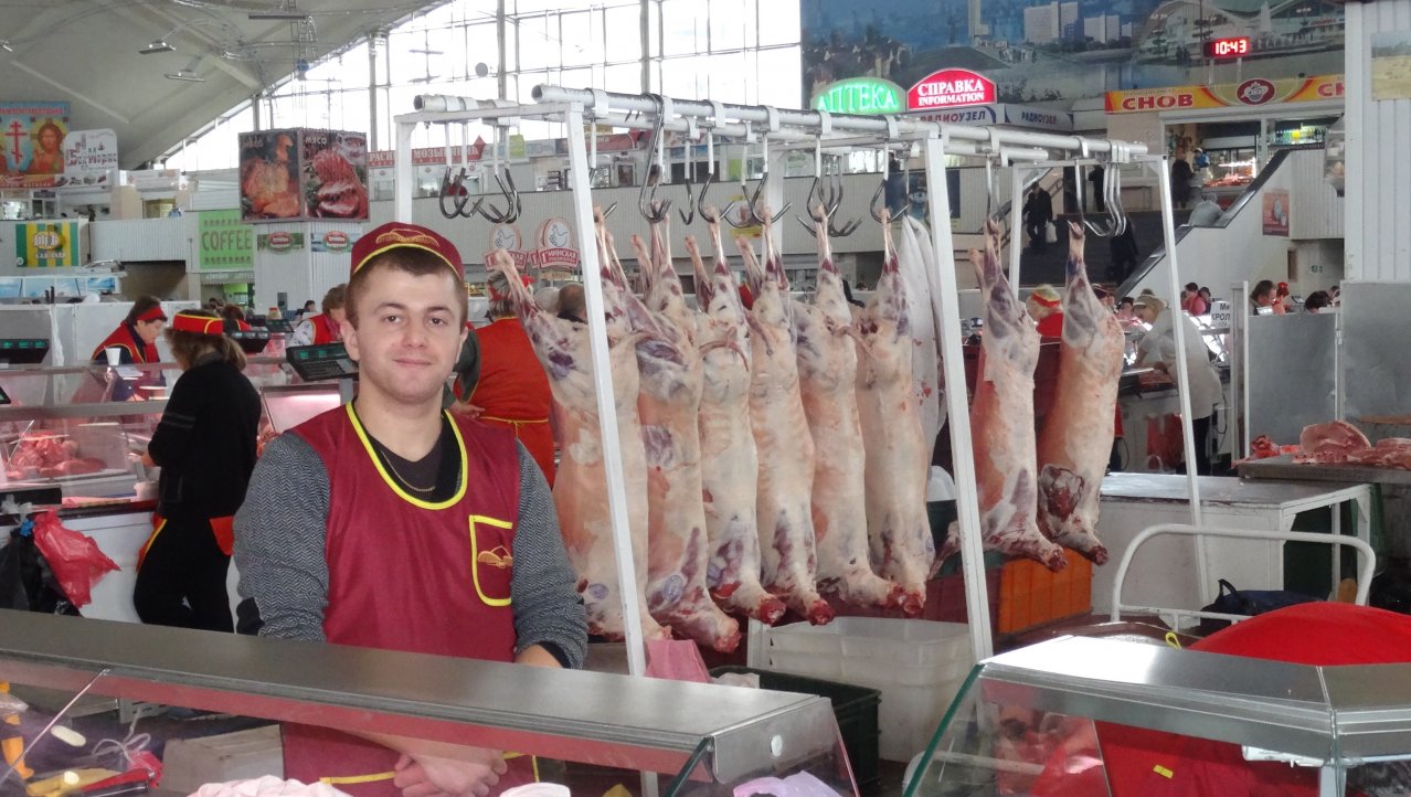 Slimme slager in Minsk