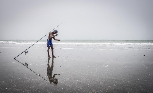 Gambian fisherman