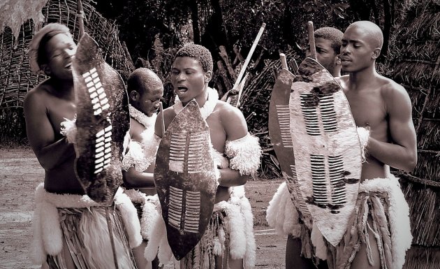 Zingende Zulu's in Khula