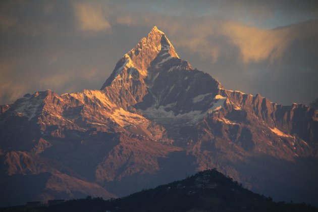 Het laatste licht over Machupuchare 