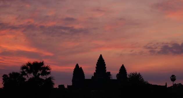 Zonsopkomst bij Angkor Wat