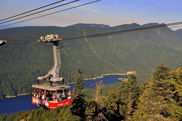 Volle bak naar de Grouse Mountain !