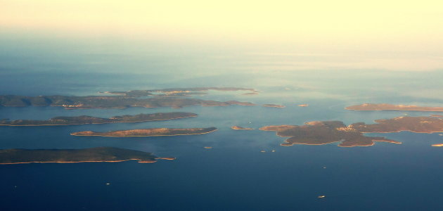 Eilandenrijk voor de Kroatische kust