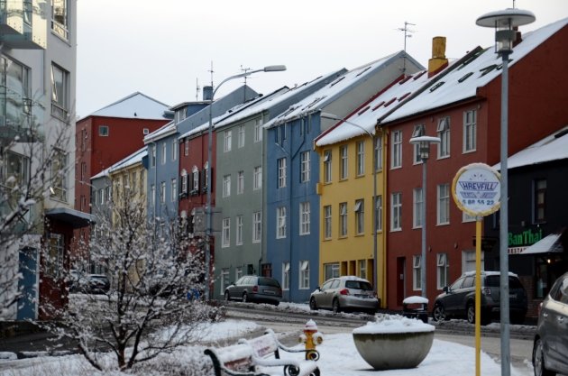 Gekleurde woningen