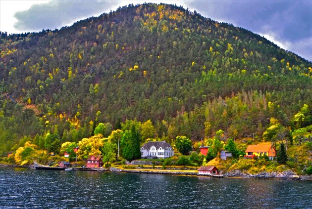 aan boord op de Sognefjord