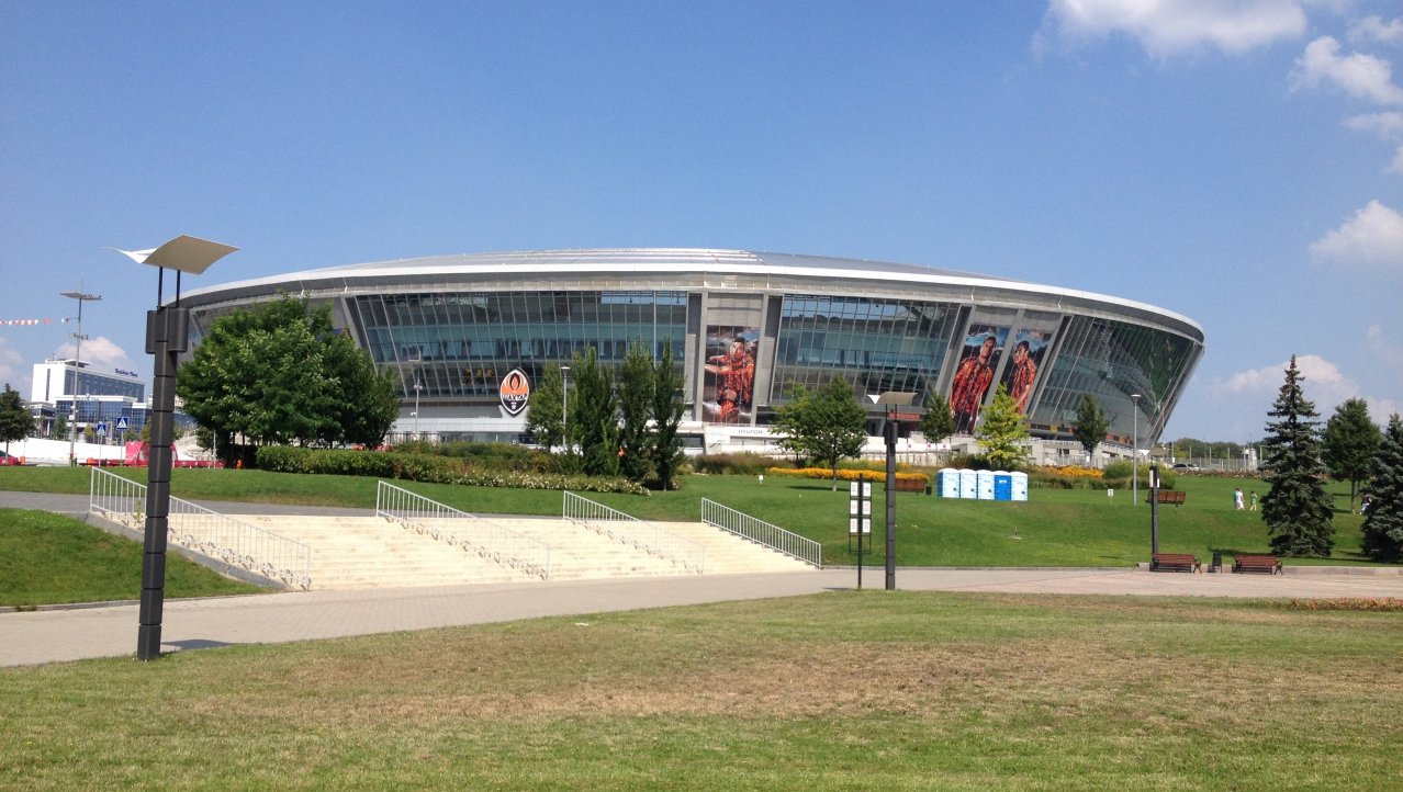 Voetbal stadion Donetsk