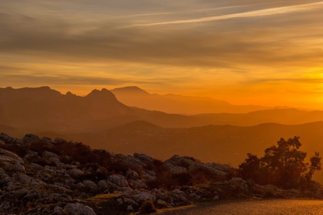 Het gouden uur in El Torcal