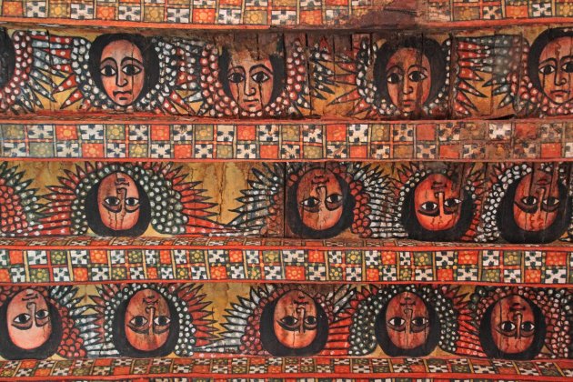 Plafond Debre Birhan Selassie kerk