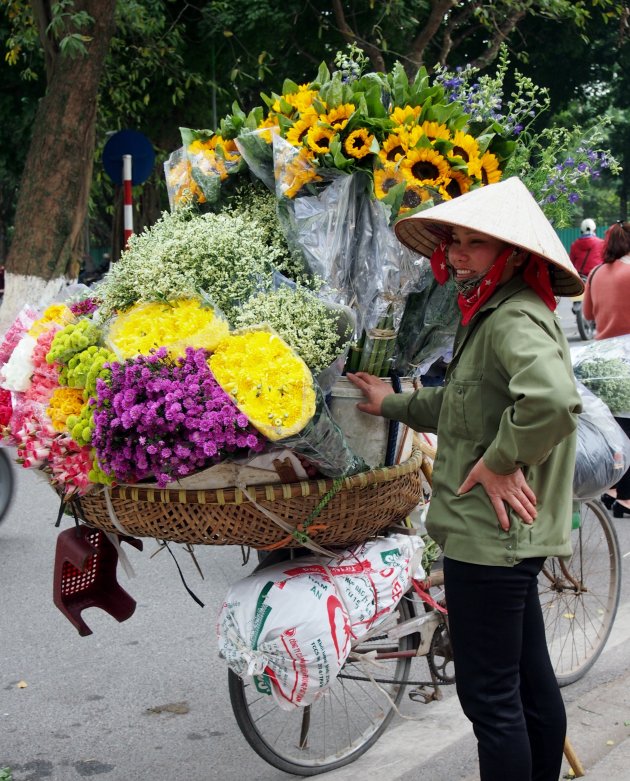 Het 'bloemetje' in huis!